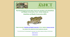 Desktop Screenshot of herpconstrust.org.uk